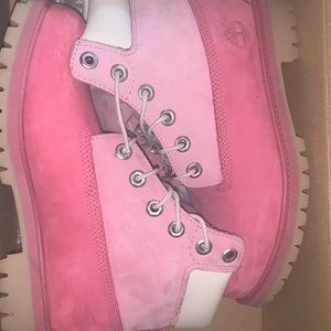 Pink timberlands